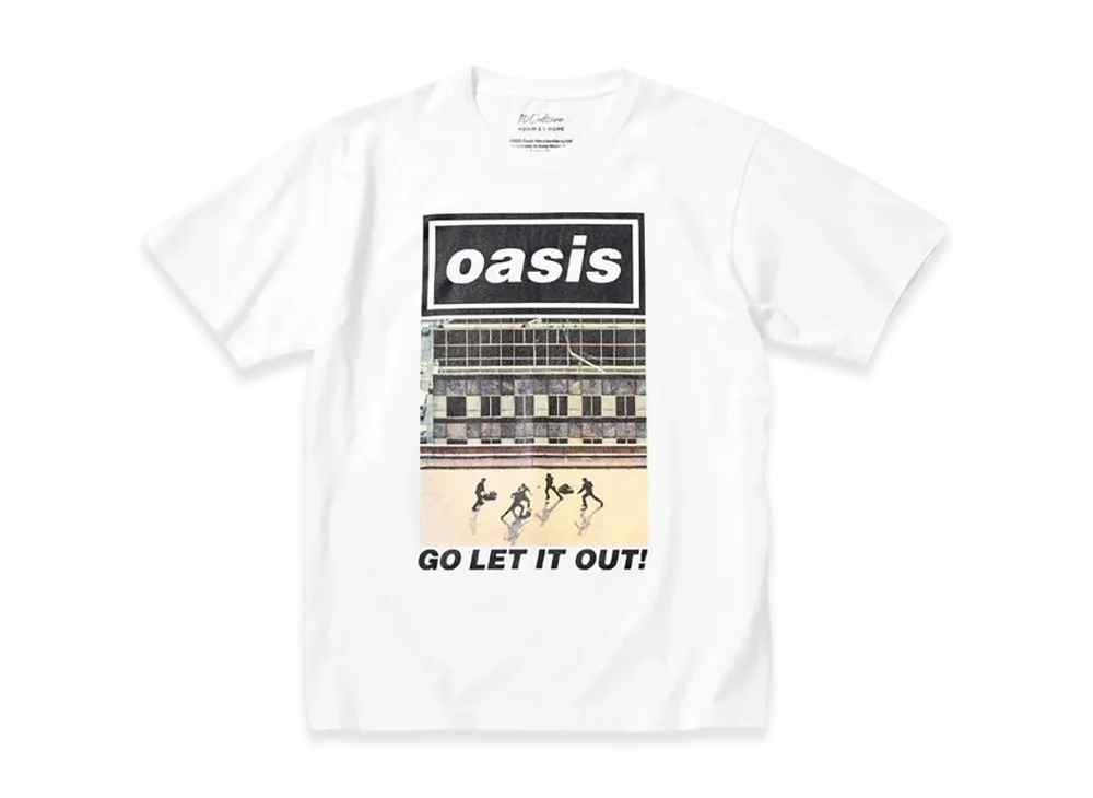 ADAM ET ROPE x Oasis 10Culture Artwork Design TSH "White"