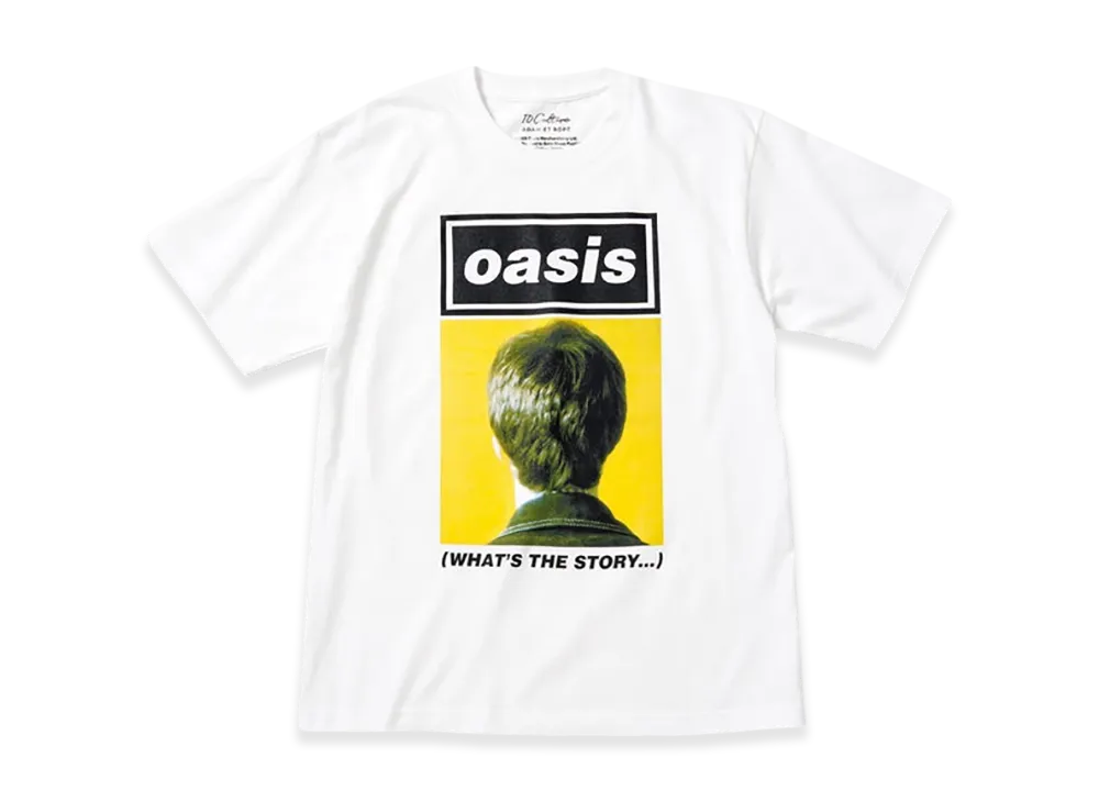ADAM ET ROPE x Oasis 10Culture Artwork Design TSH "White"