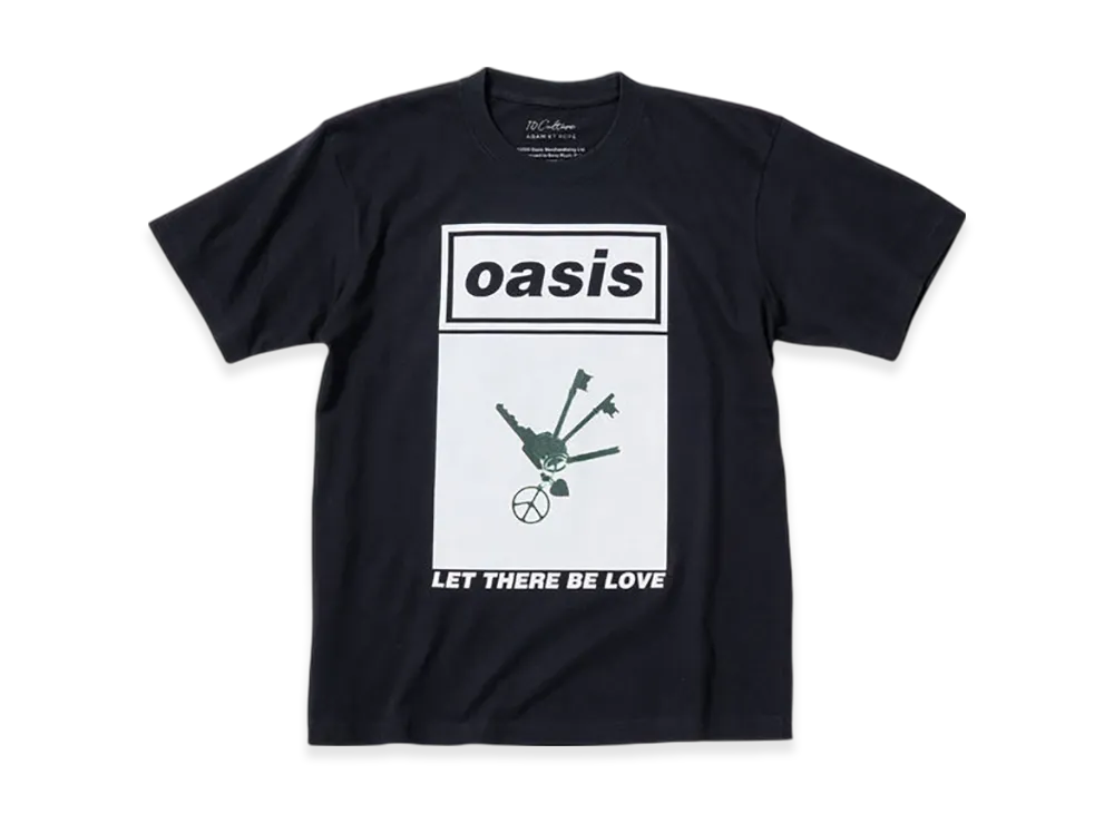 ADAM ET ROPE x Oasis 10Culture Artwork Design TSH "Black"
