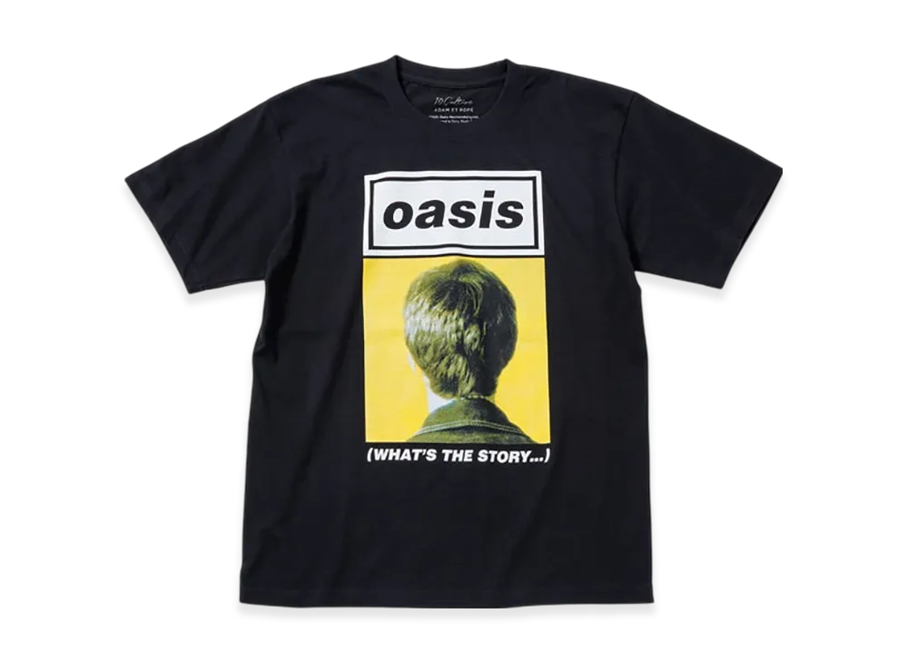ADAM ET ROPE x Oasis 10Culture Artwork Design TSH "Black"