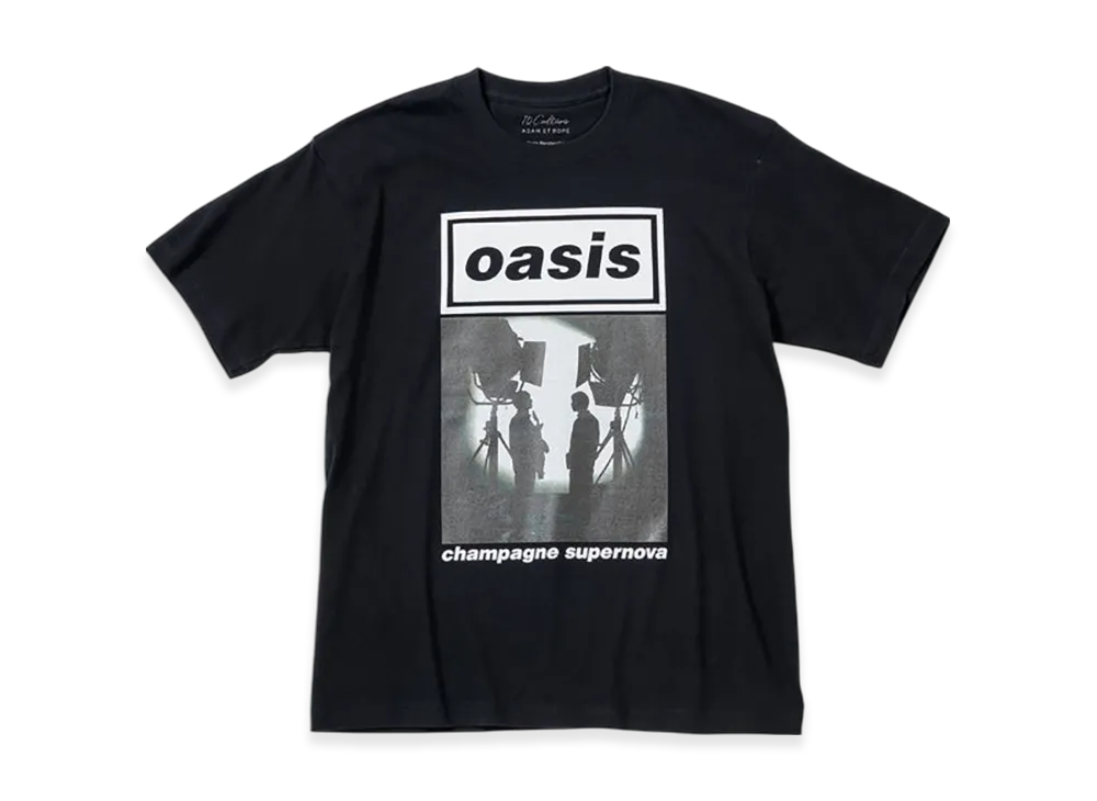 ADAM ET ROPE x Oasis 10Culture Artwork Design TSH "Black"