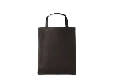 Aeta Double Faced Flat Tote S "Black"