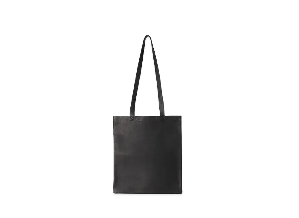 Aeta Double Faced Flat Tote M "Black"