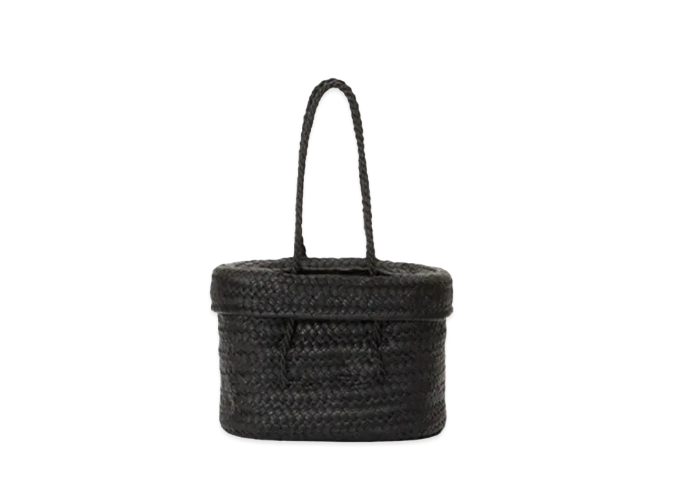 Aeta Lidded Basket M "Black"