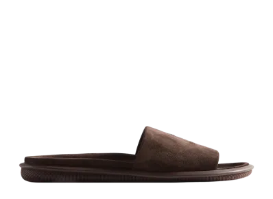Kith × Giorgio Armani Suede Slides "Pepe"