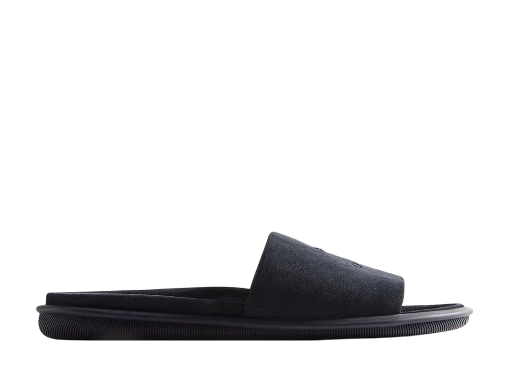 Kith × Giorgio Armani Suede Slides "Tempesta"