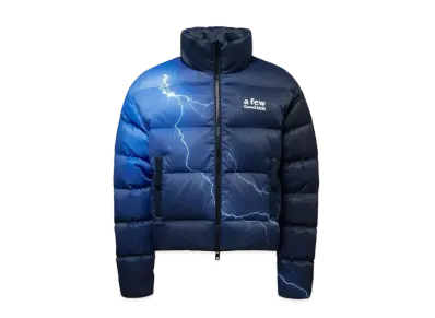 A FEW GOOD KIDS Lighting Puffer Jacket "Blue"