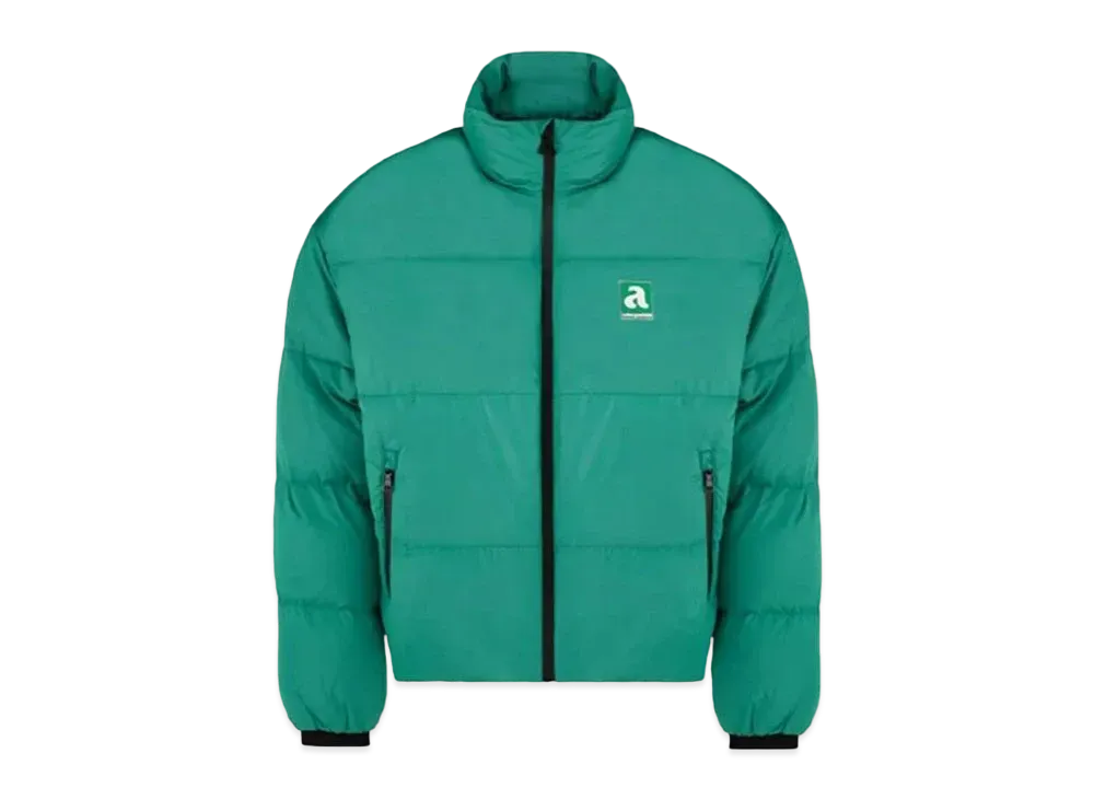 A FEW GOOD KIDS A Logo Down Jacket "Green"