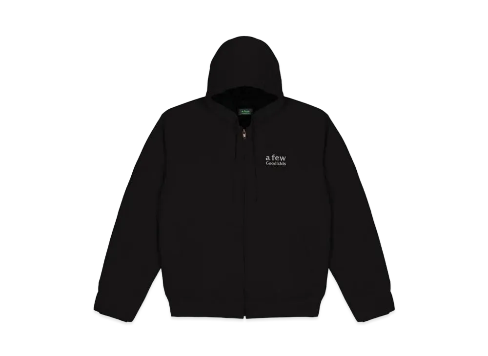A FEW GOOD KIDS Overdyed Zip Up Jacket "Black"
