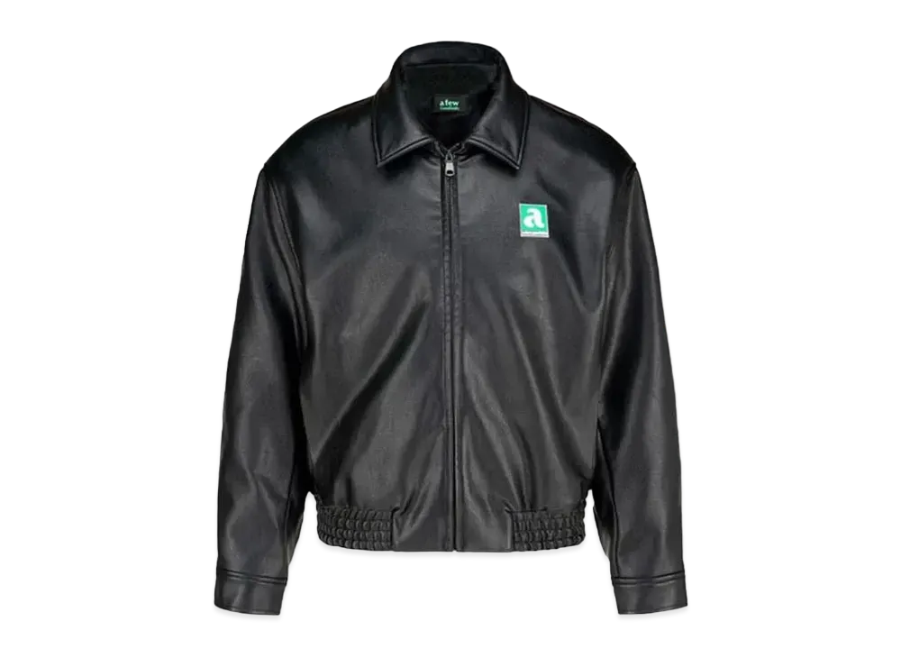 A FEW GOOD KIDS Clock Leather Jacket "Black"