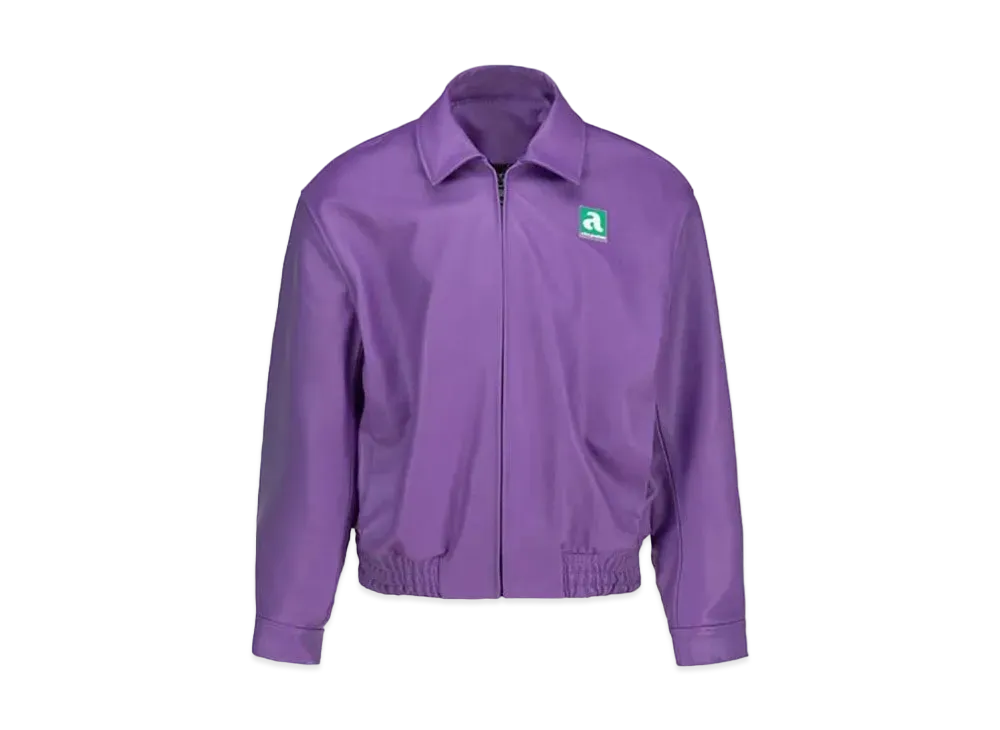 A FEW GOOD KIDS Clock Leather Jacket "Purple"