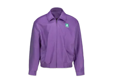 A FEW GOOD KIDS Clock Leather Jacket "Purple"