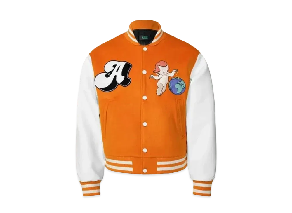 A FEW GOOD KIDS Good Kids Stadium Jacket "Orange"