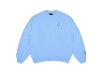 A FEW GOOD KIDS Lion Logo Crew Sweat "Light Blue"