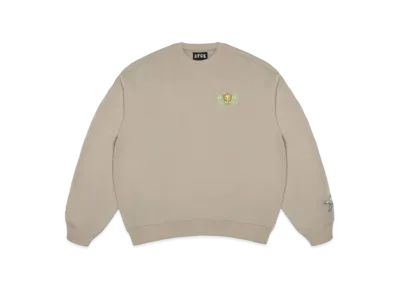 A FEW GOOD KIDS Lion Logo Crew Sweat "Khaki"