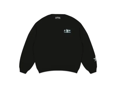 A FEW GOOD KIDS Lion Logo Crew Sweat "Black"
