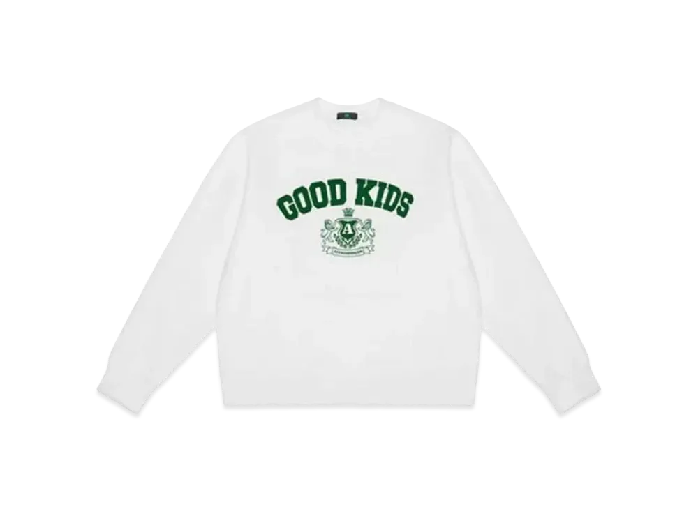 A FEW GOOD KIDS Good Kids College Sweater "White"