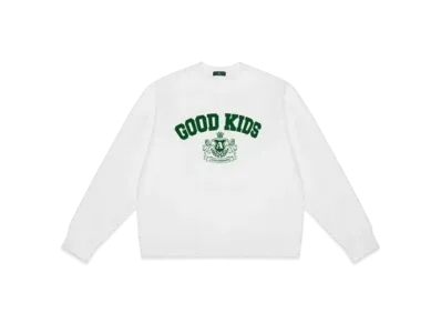 A FEW GOOD KIDS Good Kids College Sweater "White"