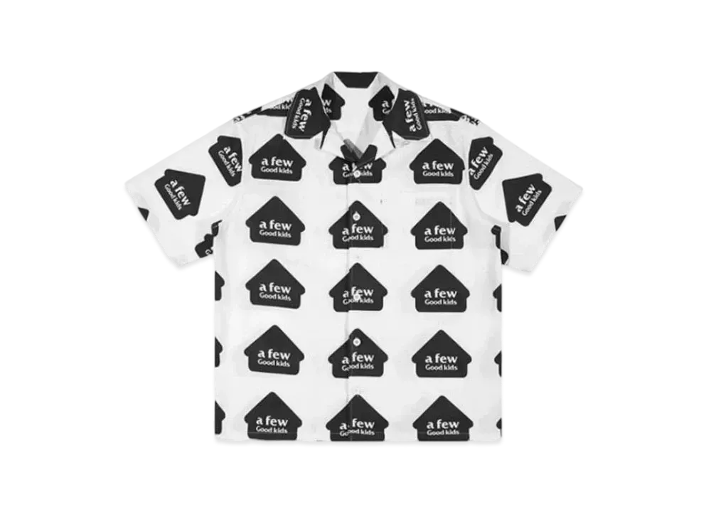 A FEW GOOD KIDS House Logo Shirts "White"