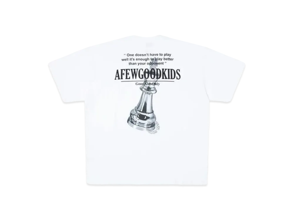 A FEW GOOD KIDS Chess Tee "White"