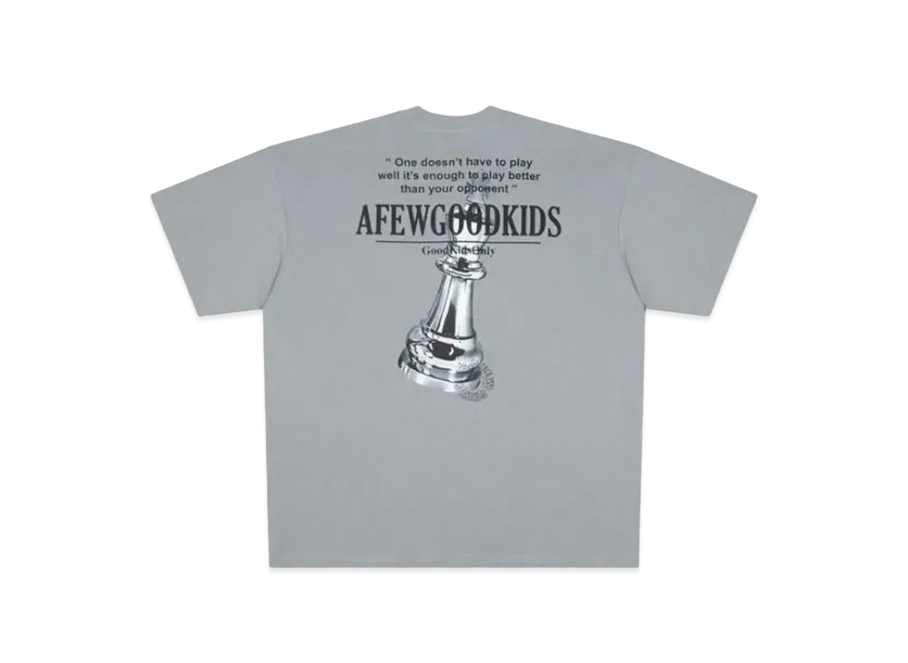 A FEW GOOD KIDS Chess Tee "Grey"