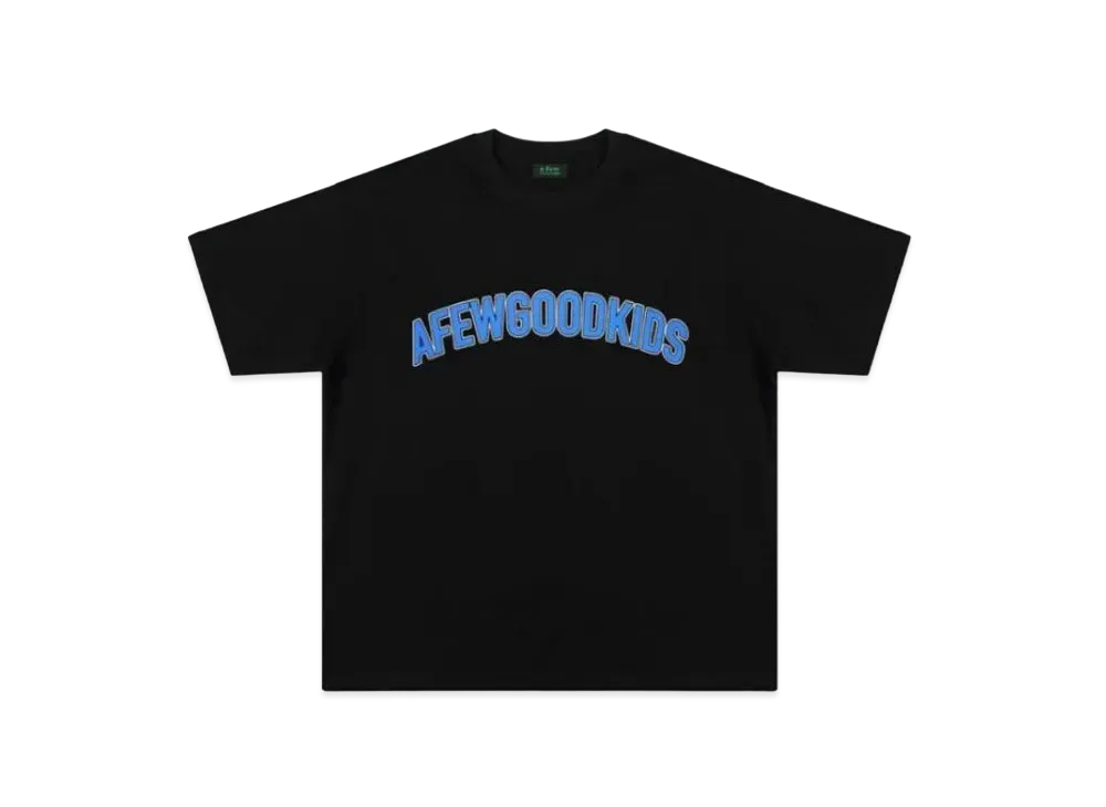 A FEW GOOD KIDS Semicircle Logo Tee "Black"