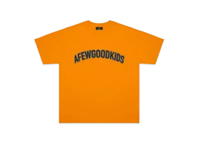 A FEW GOOD KIDS Semicircle Logo Tee "Orange"