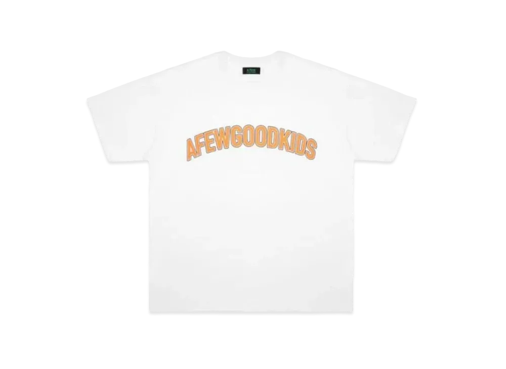 A FEW GOOD KIDS Semicircle Logo Tee "White"