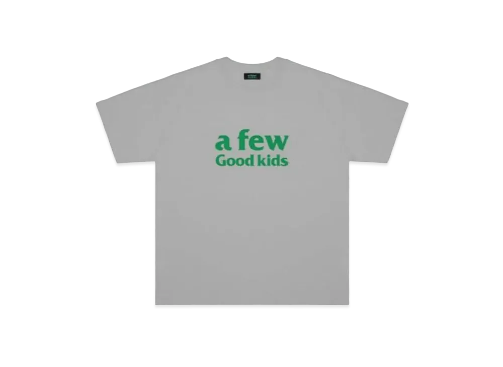A FEW GOOD KIDS Colorful Logo Tee "Grey"