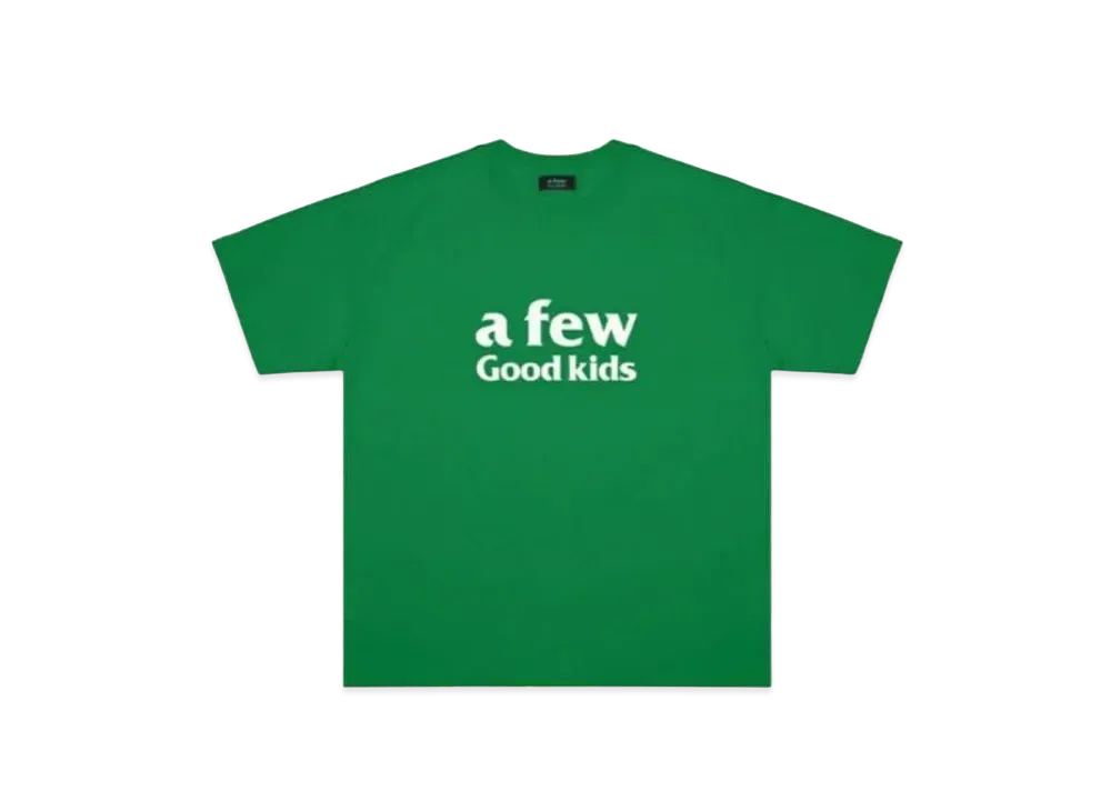 A FEW GOOD KIDS Colorful Logo Tee "Green"