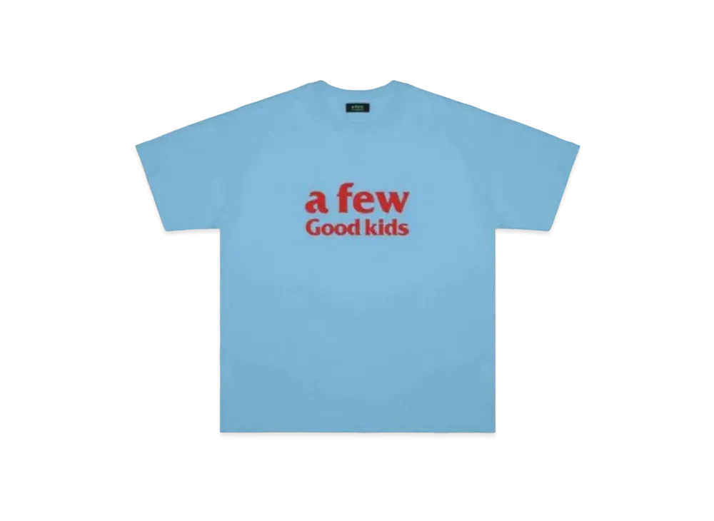 A FEW GOOD KIDS Colorful Logo Tee "Light Blue"