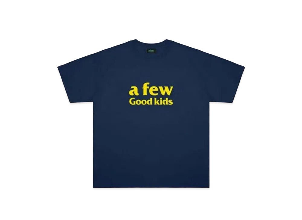 A FEW GOOD KIDS Colorful Logo Tee "Navy"