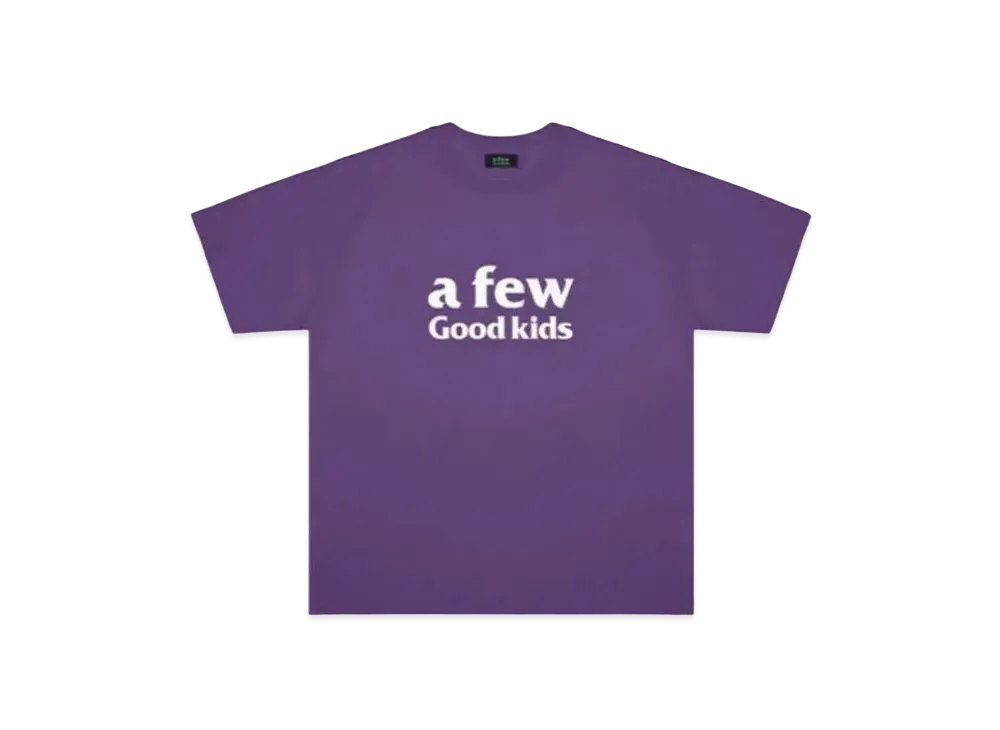 A FEW GOOD KIDS Colorful Logo Tee "Purple"