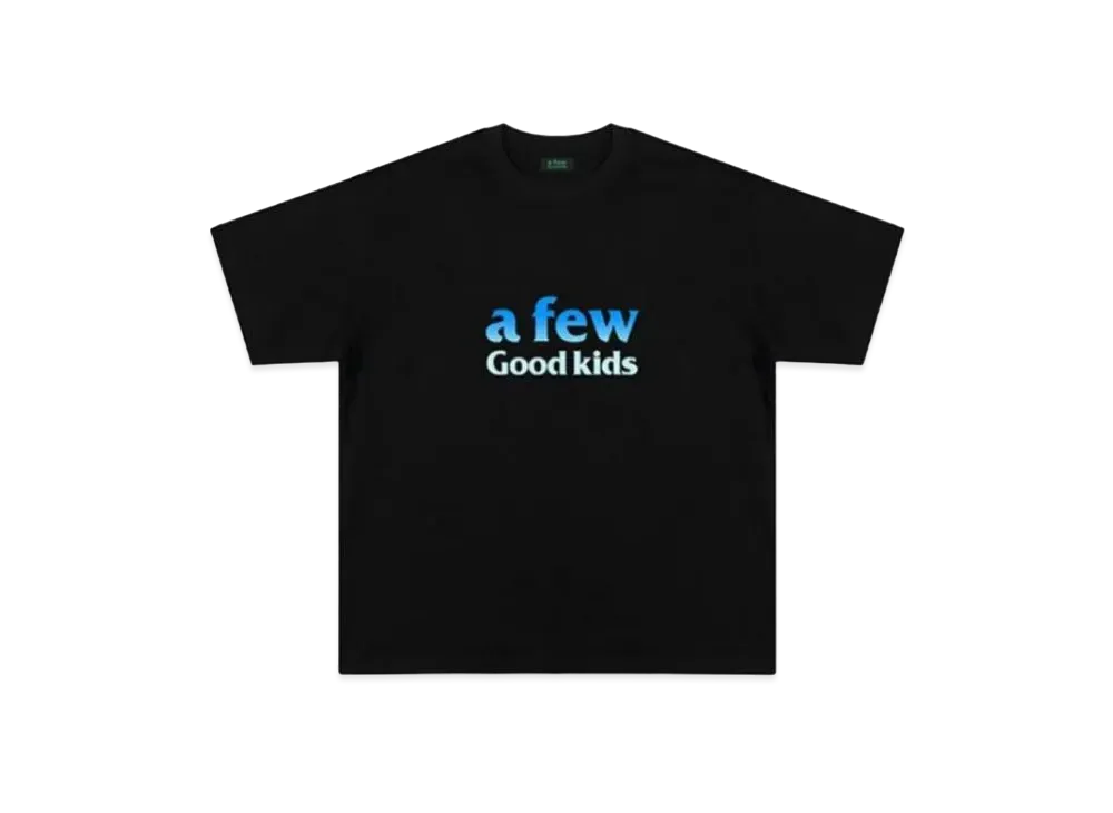 A FEW GOOD KIDS Colorful Logo Tee "Black"