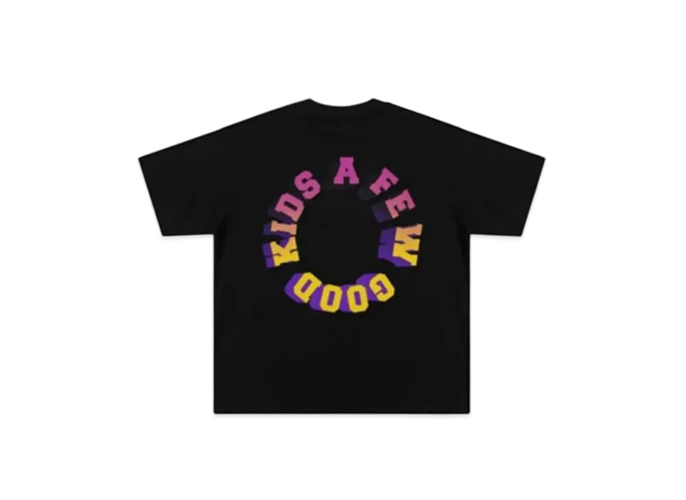 A FEW GOOD KIDS House Circle Tee "Black"