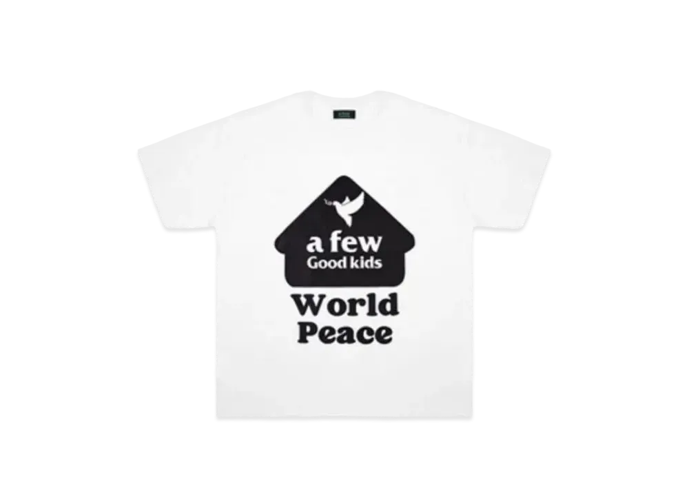 A FEW GOOD KIDS World Peace Tee "White"
