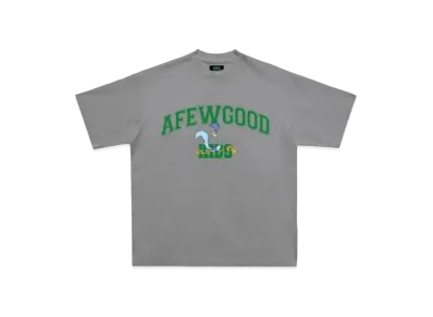 A FEW GOOD KIDS Bird College Logo Tee "Grey"