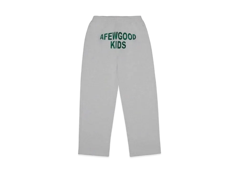 A FEW GOOD KIDS College Sweat Pants "Grey"