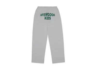 A FEW GOOD KIDS College Sweat Pants "Grey"