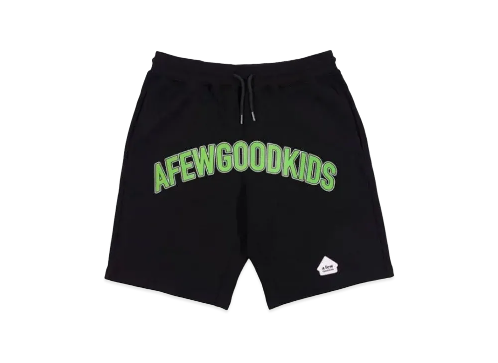 A FEW GOOD KIDS Front Logo Shorts "Black"