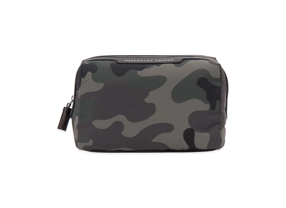 ANYA HINDMARCH Pouch "Camouflage Grey/Black/Green"