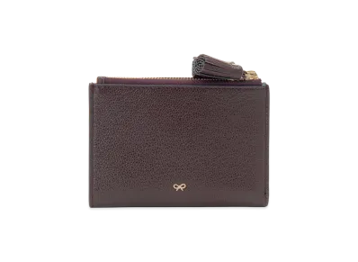 ANYA HINDMARCH Bifold Wallet "Claret Bordeaux"