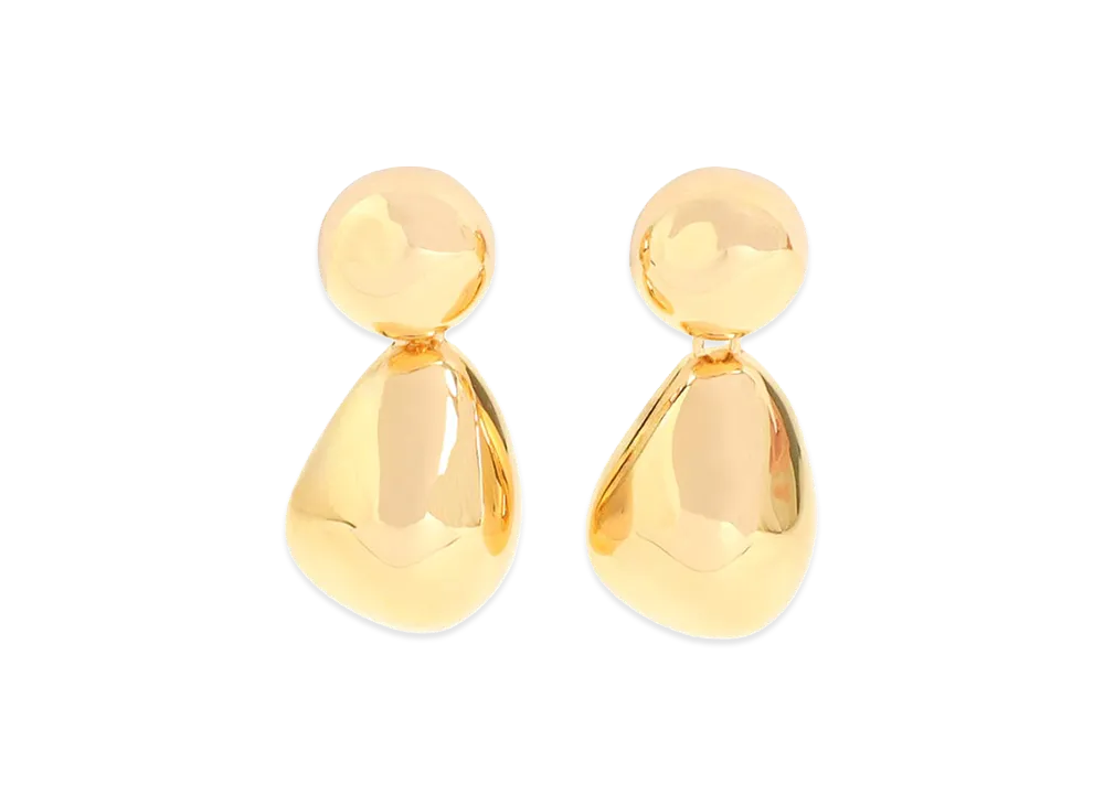 PHOEBE PHILO Women's Sterling Earrings "Gold"