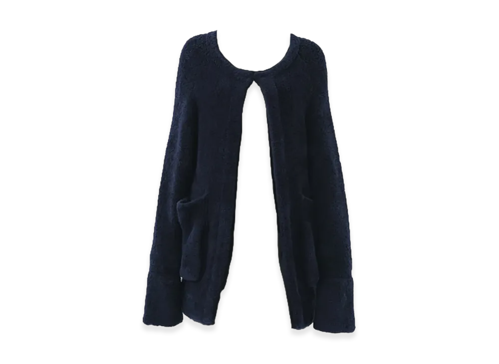AKANE UTSUNOMIYA Women's Super Fleece Cardigan "Navy"