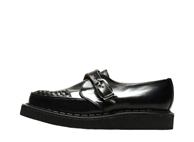 GEORGE COX Women's Alaska No.4 Sole "Black" Modified Leather ALASKA-IVC-040