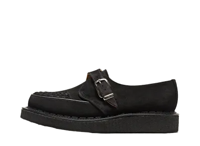 GEORGE COX Women's Alaska No.4 Sole "Black" Suede ALASKA-IVC-090