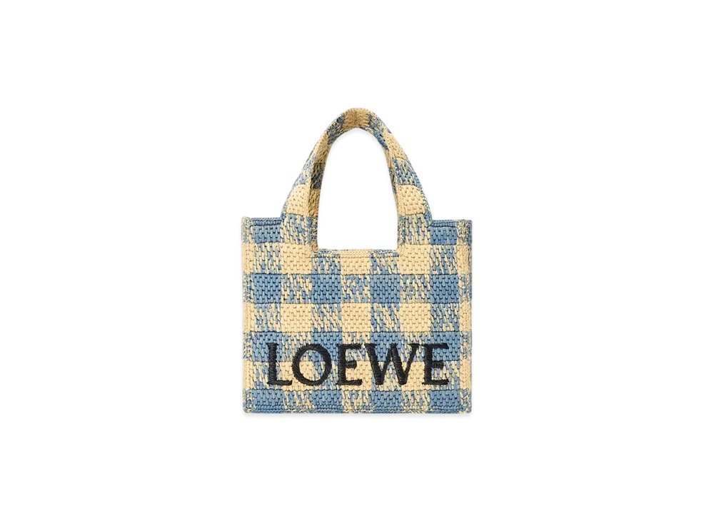 LOEWE Font Tote Small "Natural/Light Blue"