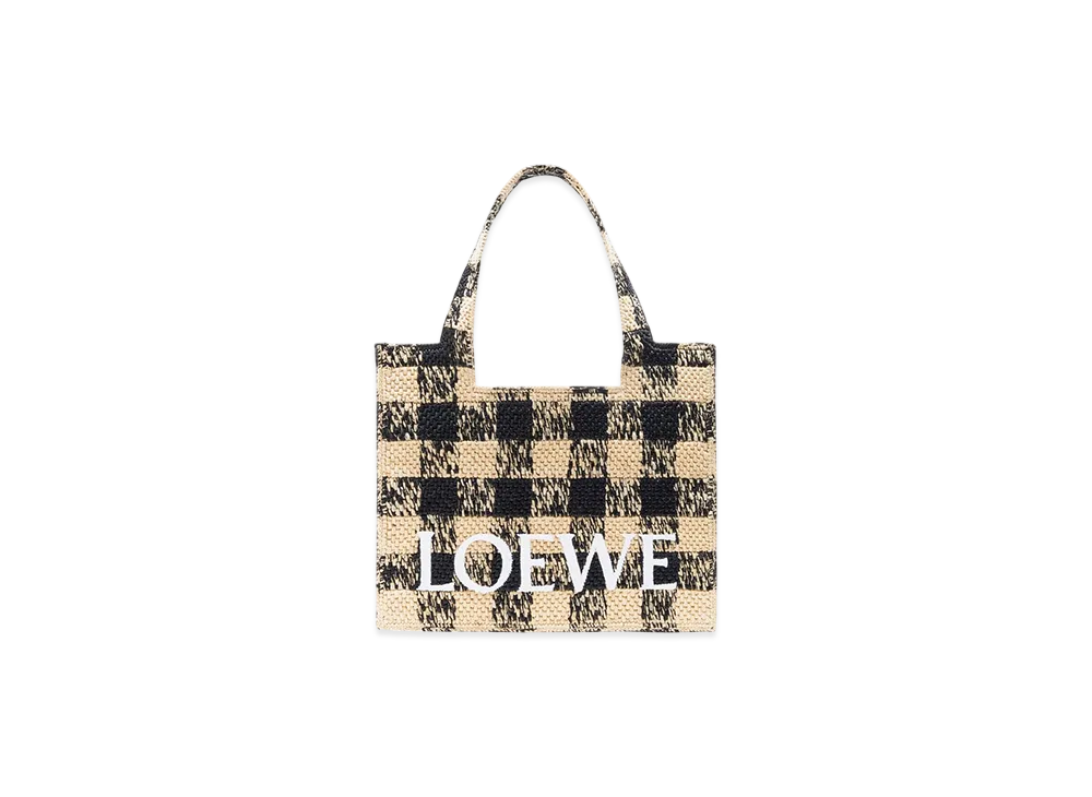 LOEWE Font Tote Large "Natural/Black"