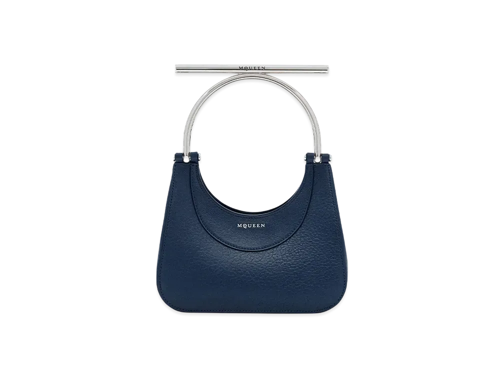 アレキサンダーマックイーン ミニティーバッグ "デニムブルー"