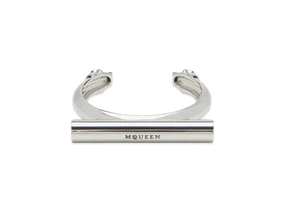 Alexander McQUEEN Short T-Bar Cuff "Palladium"